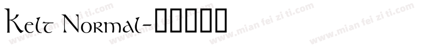 Kelt Normal字体转换